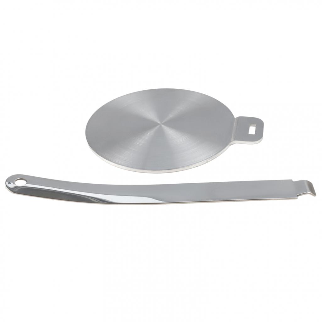 Качественная пластина-рассеиватель тепла для индукционных варочных панелей из нержавеющей стали 13 см 28 см