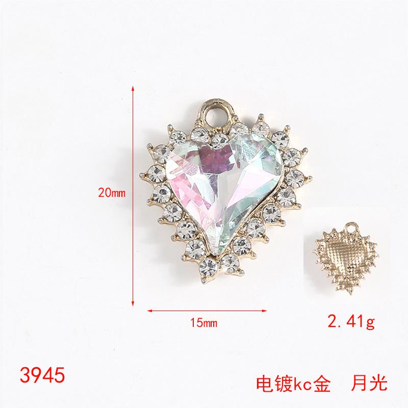 Taoxin Кристалл Драгоценный Камень Подвеска Гальваническое Покрытие Простые Модные Ювелирные Изделия Аксессуары DIY Ожерелье Подвеска Сплав Ювелирные Изделия