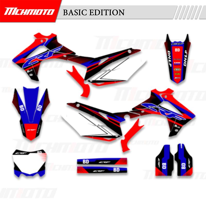 MCHMFG For HONDA CRF250 CRF 250 2014 2015 2016 2017 CRF450 CRF 450 2013 2014 2015 2016 Motorcycle Graphics Decals Stickers