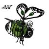 Weather Resistant Porch Hanging Decor Solar Bee Garden Light, Outdoor Solar-Powered Metal Lantern, Waterproof Automated Dusk to Dawn Lighting