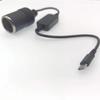 USB в гнездо прикуривателя автомобиля USB-адаптер гнездо прикуривателя автомобиля Преобразователь 5 В в 12 В Штекер-розетка Розетка с проводным контроллером Прикуриватель автомобиля