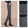 Women's High-Waist Pocketed Harem Cropped Pants