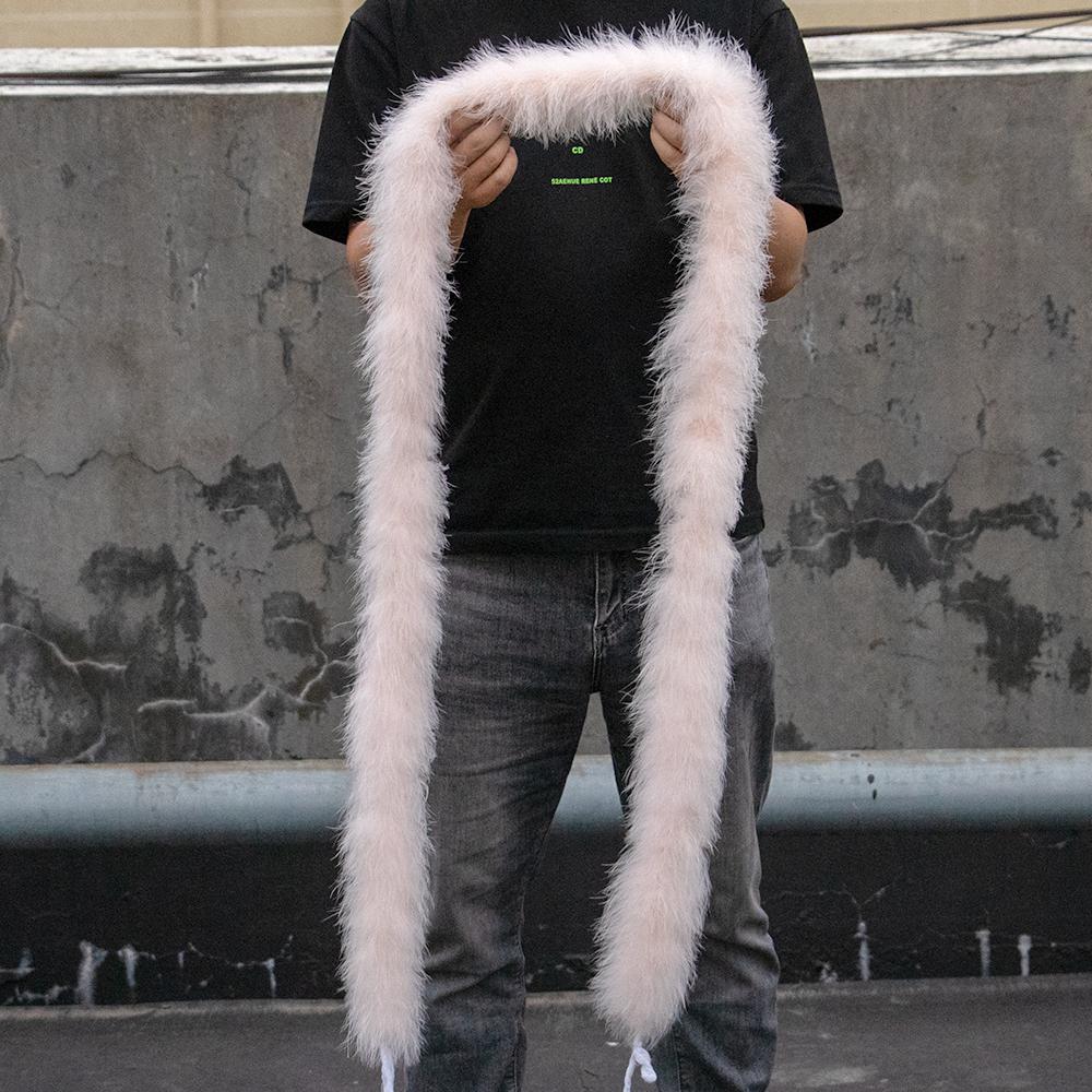 2Yards Colorful Marabou Feather Boa 50g Turkey Plumes Boas Shawl for Wedding Cosplay Clothing Accessory Decoration Plumas Boa