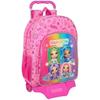 School Backpack - SAFTA - RAINBOW HIGH SHINE - Multicoloured - With Trolley - Child