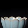 Мастерская ручной работы Печь Жу kiln Небесно-голубая глазурь Чашка для чая с лотосом