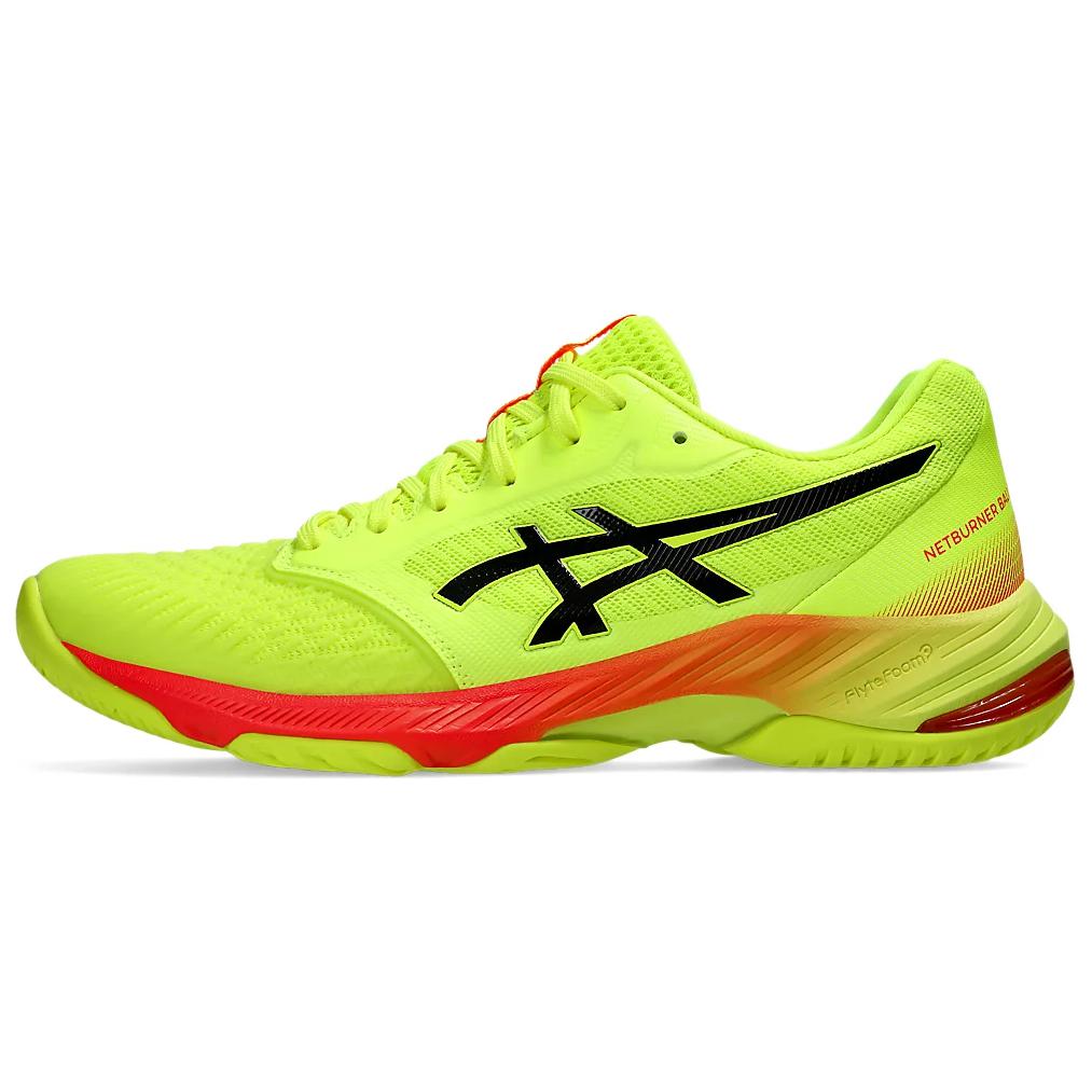 Asics Netburner Ballistic FF 3 Paris Unisex Sneakers Yellow Safety-Yellow Black 1051A087-750