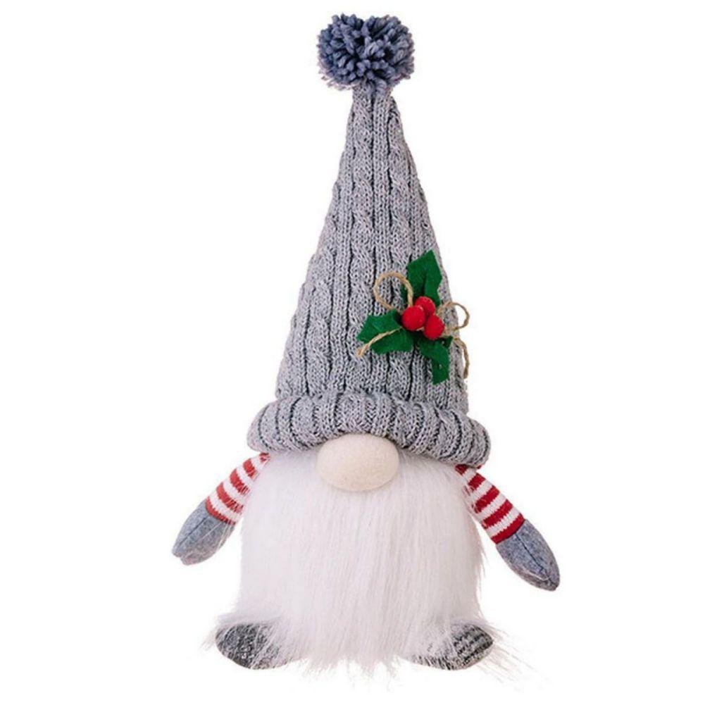Faceless Dolls With Knitted Hat Christmas LED Luminous Forest Old Man With Lamp Pendant Decoration Faceless Doll Shining Pendant
