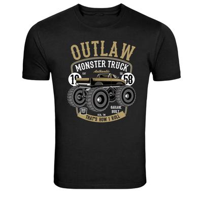 Футболка Outlaw Monster Truck Big Foot Гаражная Постройка Внедорожник
