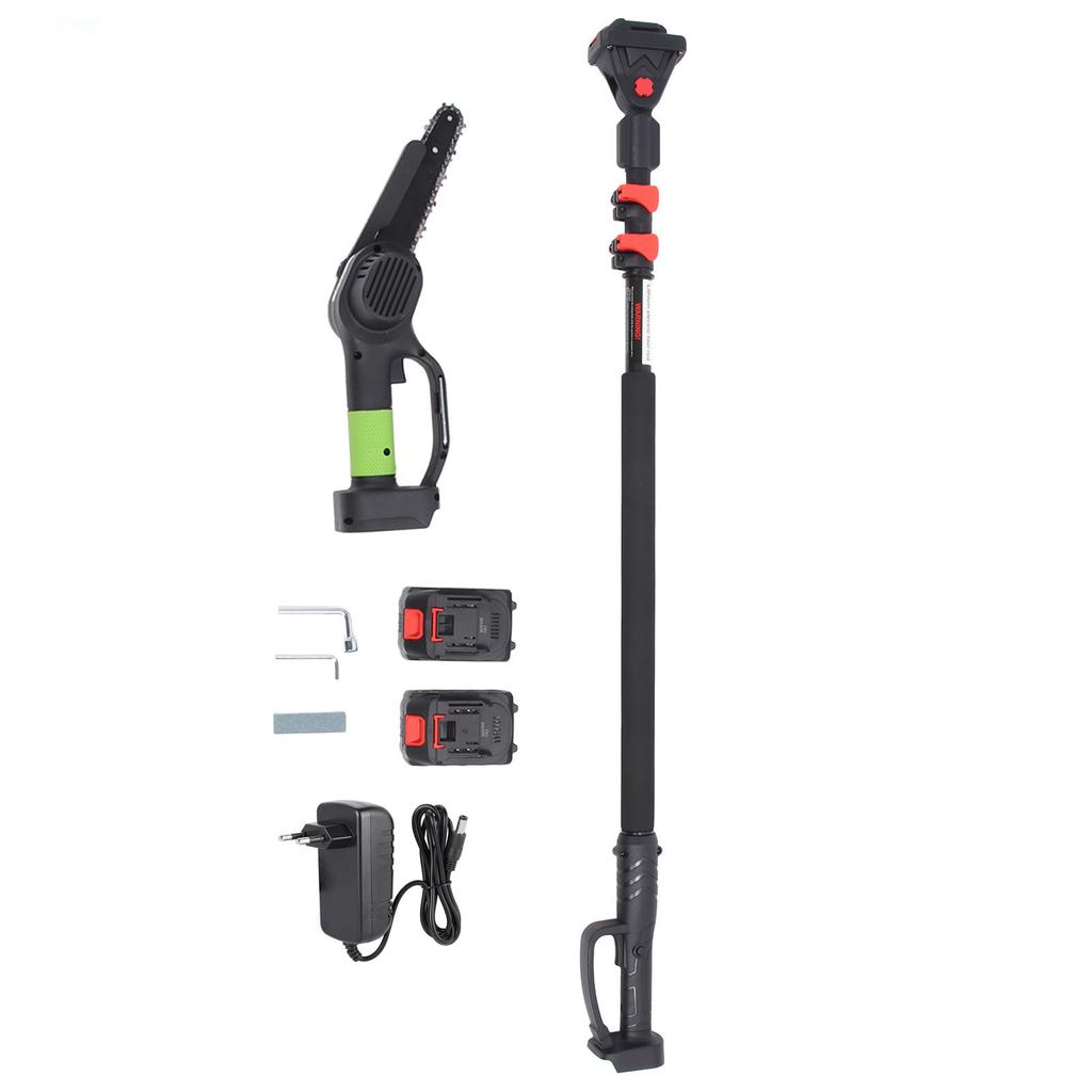 6-дюймовая цепная пила, аккумуляторная электрическая обрезная пила, промышленные принадлежности с выдвижной штангой 8,20 футов 2