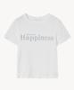 LADY VOLUME Happiness Linen T-Shirt (White)