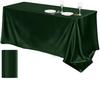 Solid Color Satin Table Cloth Tablecloth Table Cover Overlay For Birthday Wedding Banquet Restaurant Festival Party Supply