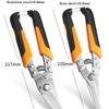 Professional Industrial Scissors: JRF Stainless Steel Scissors, Tin Scissors for Cutting Metal Sheets and PVC Pipes