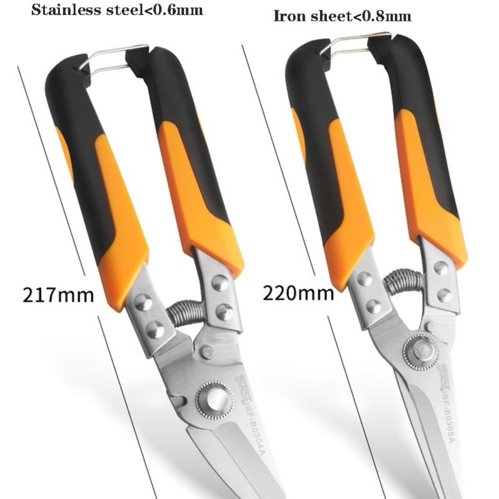 Professional Industrial Scissors: JRF Stainless Steel Scissors, Tin Scissors for Cutting Metal Sheets and PVC Pipes