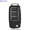 Jingyuqin No Blade Flip Folding Car Key Shell For Volkswagen Vw Jetta Golf Passat B5 B6 Beetle Polo Bora Caddy MK5 Skoda