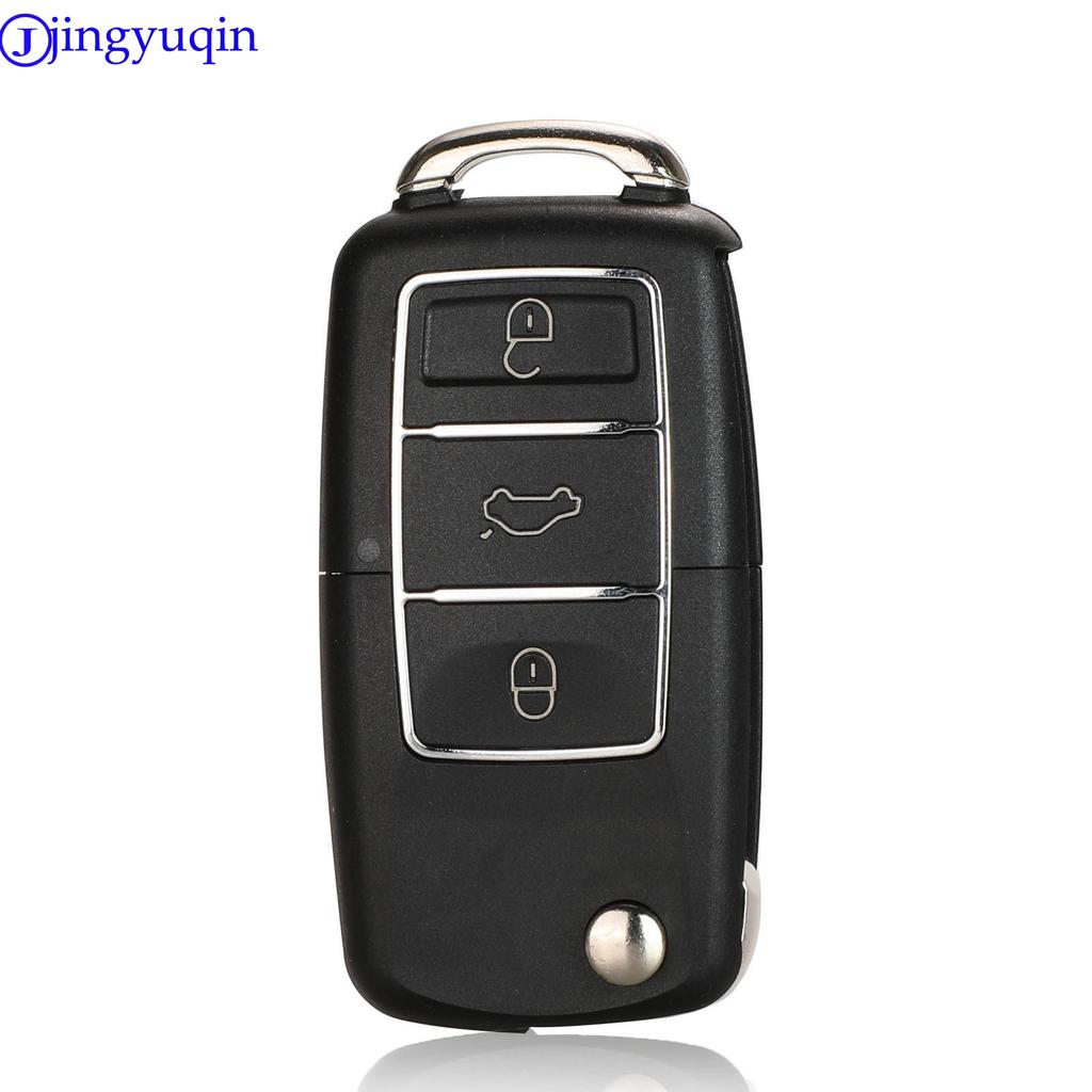 Jingyuqin No Blade Flip складной корпус ключа автомобиля для Volkswagen Vw Jetta Golf Passat B5 B6 Beetle Polo Bora Caddy MK5 Skoda
