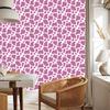 Cow Patches Wallpaper, Purple and White, Purple Background, 50x1000