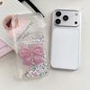 Новый милый чехол-бабочка для iPhone 17 13 14 1 16 Pro Max 14 1 Plus Конфетный Блестящий Блестки Ударопрочный Защитный Чехол