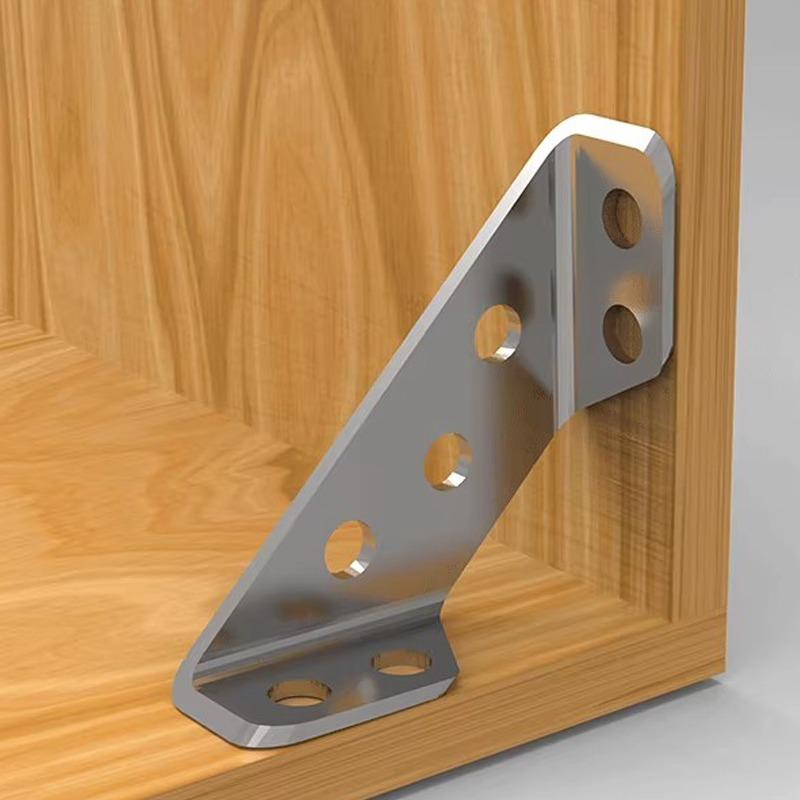 1-10 шт. угловые кронштейны из нержавеющей стали для мебели, угловые полки, соединительные рамы для шкафов, угловая скоба с винтом