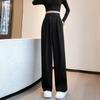 Vintage Palazzo Office Elegant Casual Trousers Female High Wasit Wide Leg Pants Women Classic Suit Pants