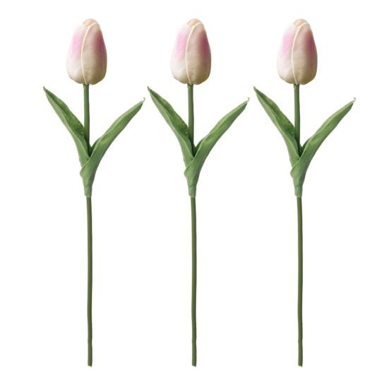 3 шт. искусственных тюльпанов, поддельные тюльпаны с гибкими стеблями, реалистичные искусственные тюльпаны для самостоятельного создания цветочных композиций, украшений для дома, свадьбы, вечеринки