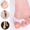 2 Pairs Unisex Men Foot Care Toe Straightener Big Bone Correction Silicone Mat