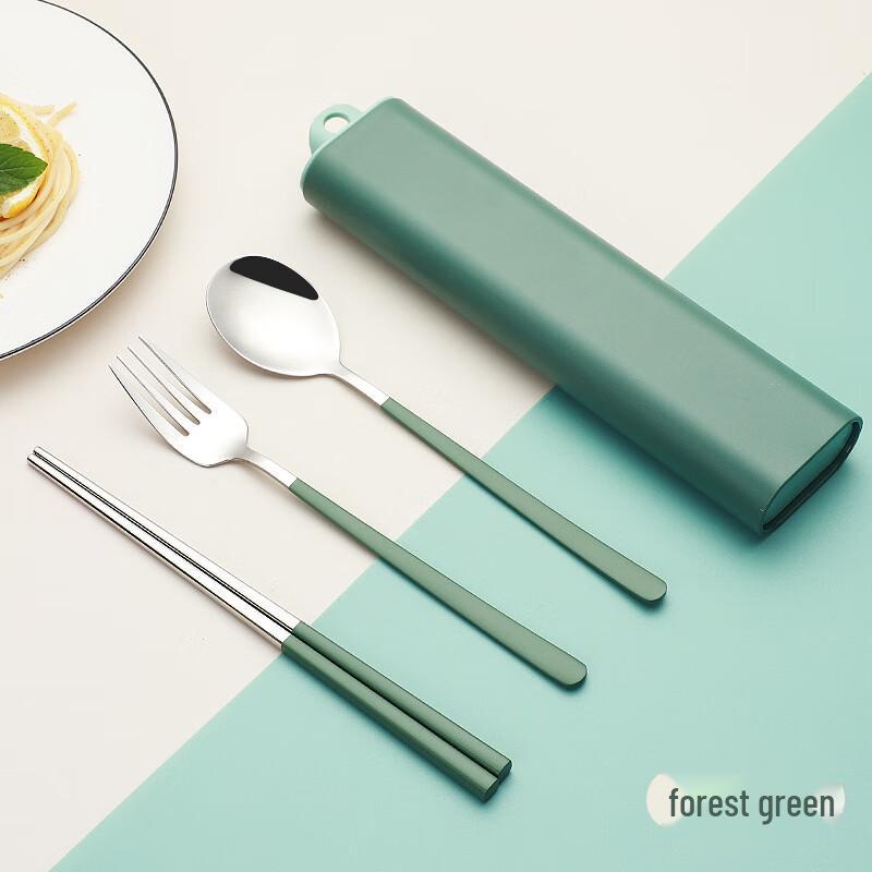 Portable 304 Stainless Steel Travel Cutlery Set