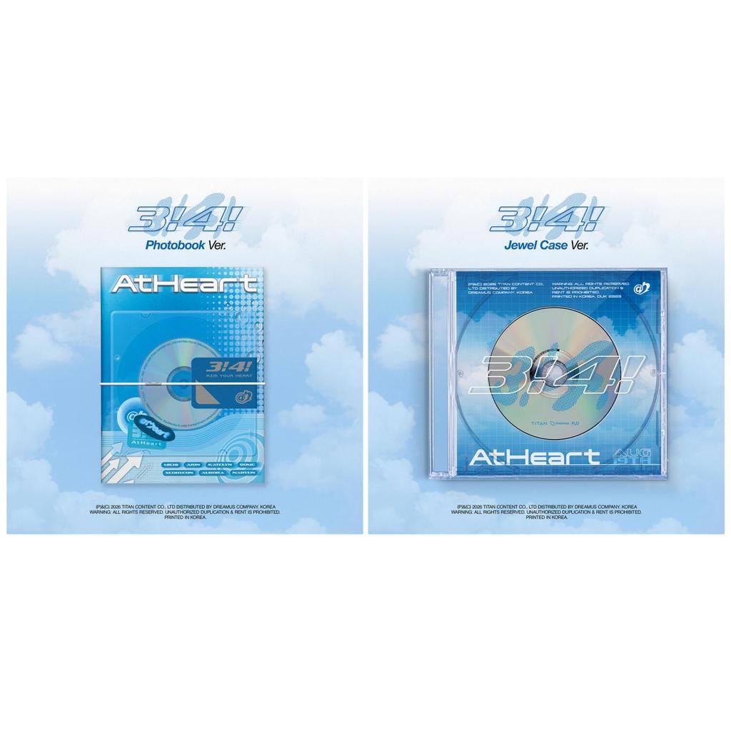 [POB] AtHeart - Сингл [3!4!] (Фотоальбом / версия в Jewel Case)