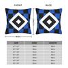 Клетчатые Наволочки для Подушек HSV Hamburger Sportverein Квадратные Чехол для Подушки Домашнего Футбольного Клуба Креативный Декор Чехол для Декоративной Подушки 45*45