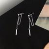 Hip Hop Chains Dangle Earrings For Women Men Teens Street Style Punk Elegant Trendy Korean Earrings Fashion Jewelry Gifts