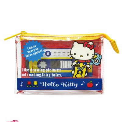Компания K Персонажи Sanrio Прозрачный Привет (Урожай ретро) Клатч-кошелек, Китти, SAV-CK-KT