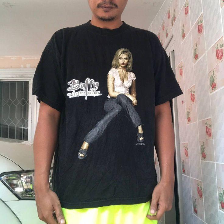 1999 Buffy The Vampire Slayer Movie Remake T shirt black tee NH20157