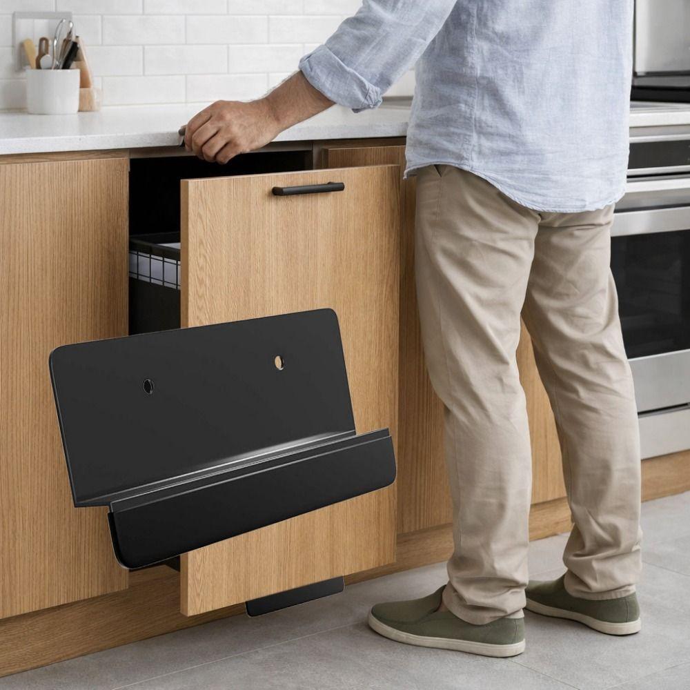 Hands-Free Touchless Cabinet Foot Pull Metal Touchless Opener Cabinet Door Handles Bathroom