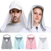 Ice Silk Neck Cover Multicolor Hooded Mask Creative Golf Sunscreen Headscarf  Men Women
