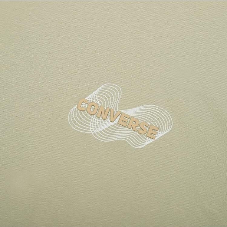 Converse SS25 Футболка Мужская Оливково-зеленая 10027734-A03
