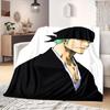 Roronoa Zoro Print Blanket Warm Comfortable Flannel Blanket Suitable for Bedrooms,Sofas, Beds,Chairs,Travel -QIAO121