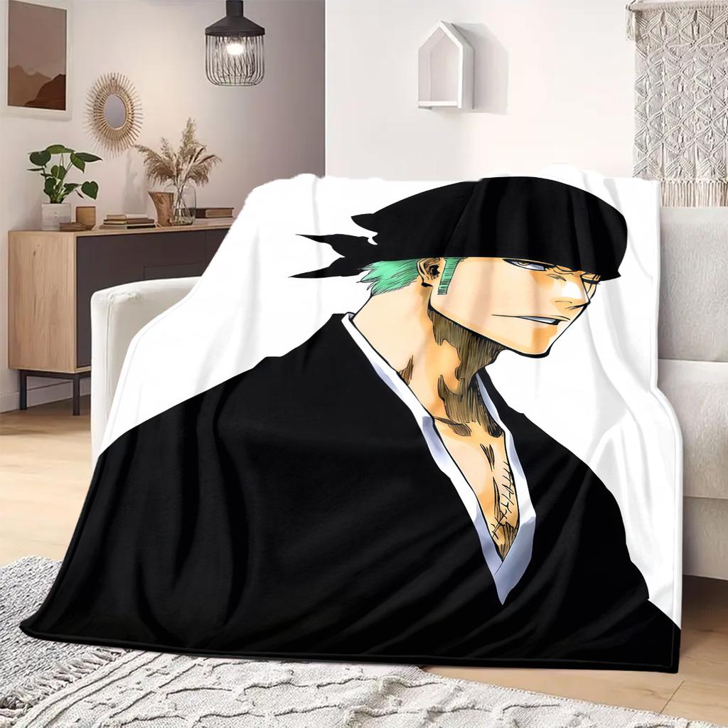 Roronoa Zoro Print Blanket Warm Comfortable Flannel Blanket Suitable for Bedrooms,Sofas, Beds,Chairs,Travel -QIAO121