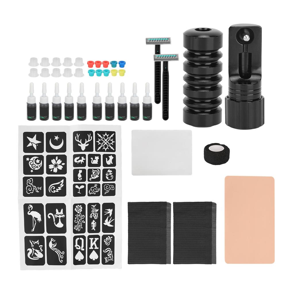 Набор инструментов для практики татуировки Руководство Профессиональный Полный Тренировка навыков 1,8 унции Жидкий Набор инструментов для татуировки