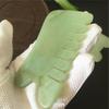 Yousheng Guasha Stone Wide Tooth Clear Surface Compact Size Handheld Multifunctional Scraping Scalp Comb Faux Jade Head Meridians Massage Tool