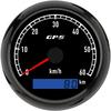 ELING 80mm GPS Speedometer 80MPH 0-120MPH 0-60K 0-200KM/H with GPS Antenna with 7 Colors Backlight for Car Motorcycle Vessels