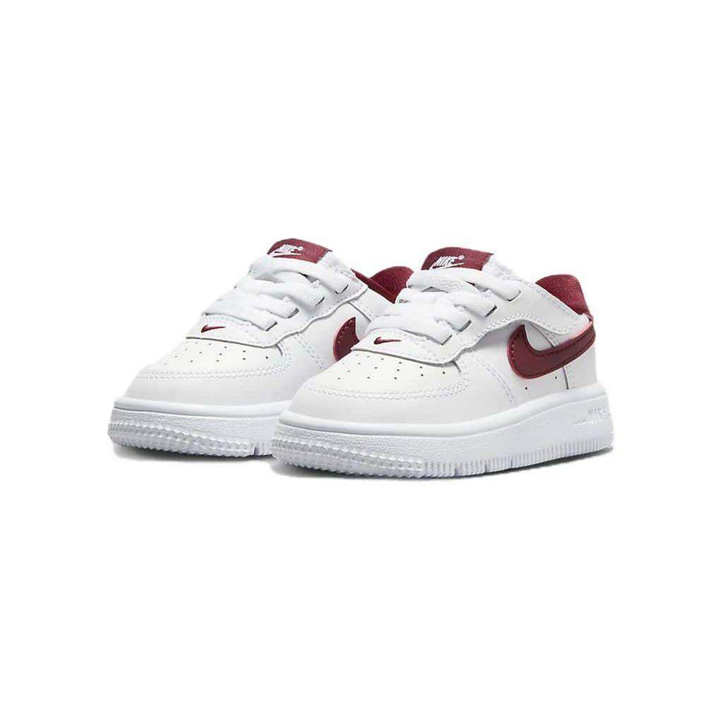 Nike Force 1 Low EasyOn TD Белые Командные Красные Детские Кроссовки FN0236-105