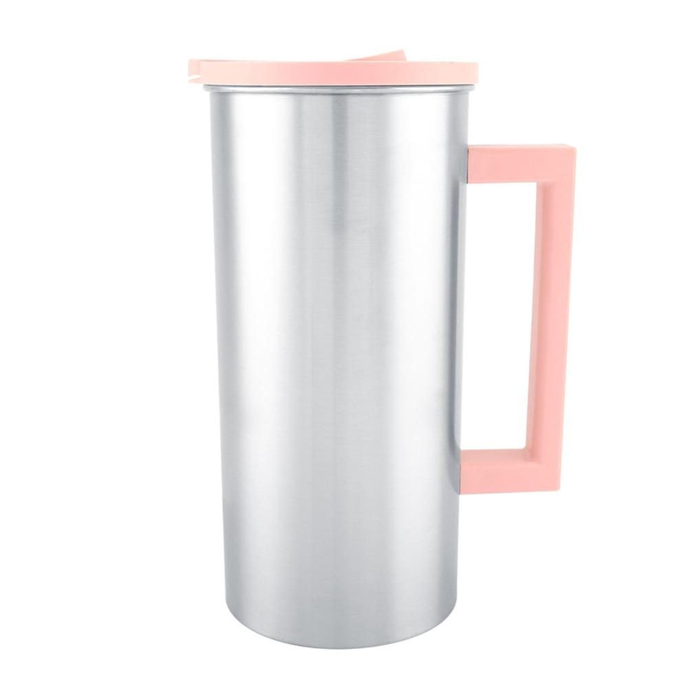Rustless Steel Kettle Double Wall Insulation Layer Beverage Pot Restaurant Service