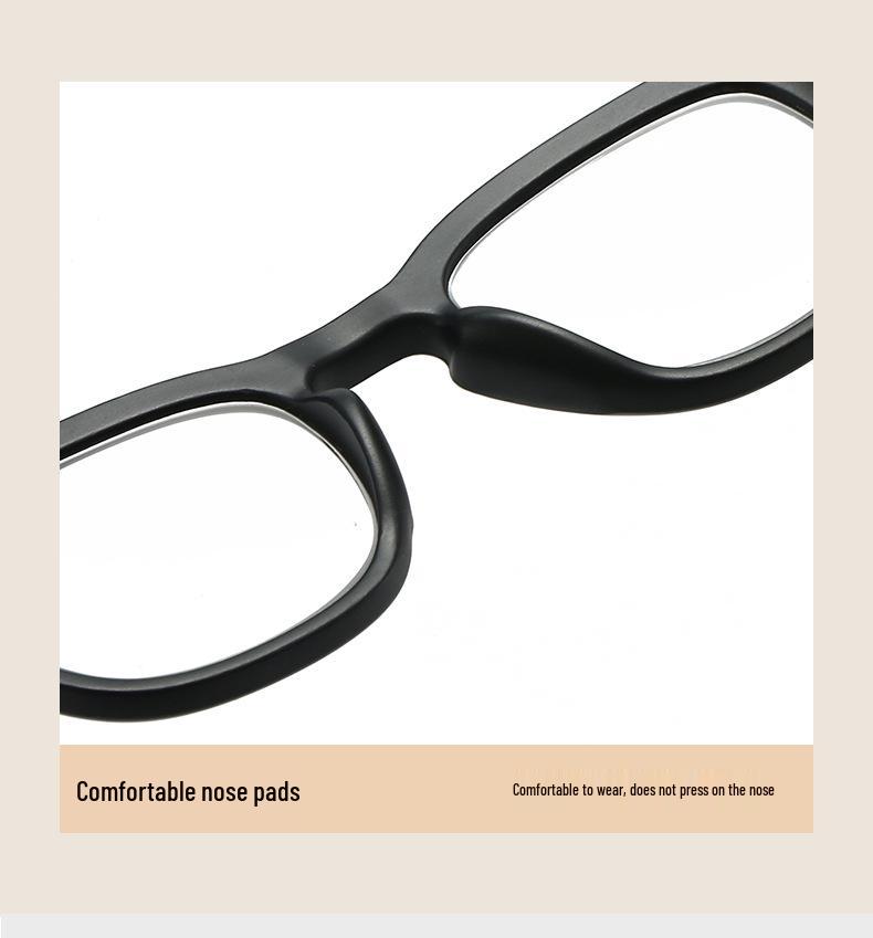 3341 Очки с текстурой дерева и защитой от синего света, Стильная японско-корейская квадратная оправа для мужчин и женщин, Читатели высокой четкости.