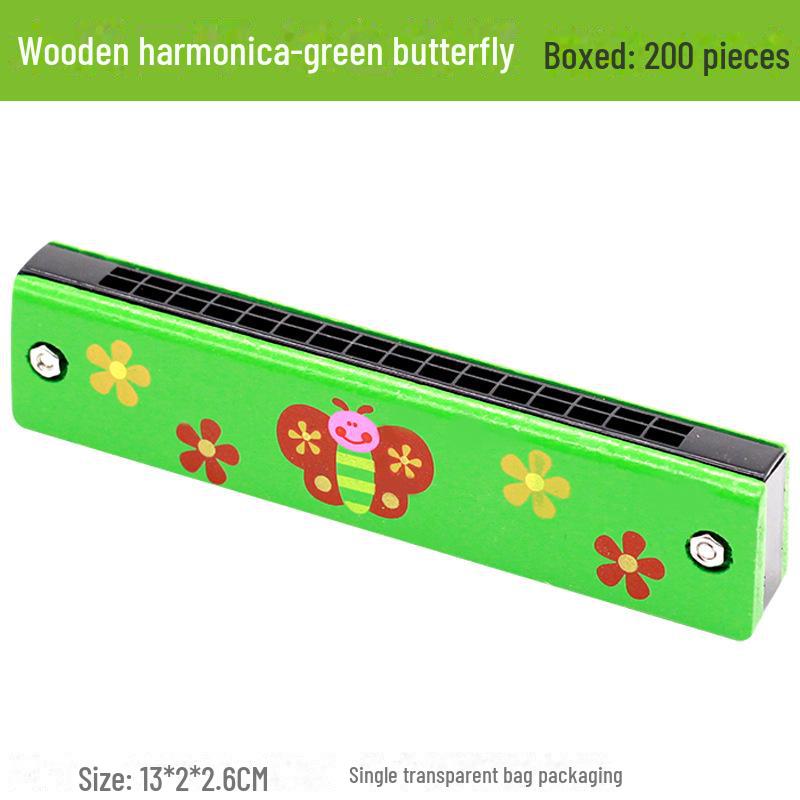 Высококачественная деревянная литая губная гармошка - идеальный музыкальный подарок для детей детского сада и учеников начальной школы