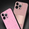 Золотисто-розовый блестящий чехол с сердечками для iPhone 11 12 13 15 14 Pro Max, чехол для телефона X XR XS 7 8 Plus SE 2020, роскошный мягкий чехол Funda