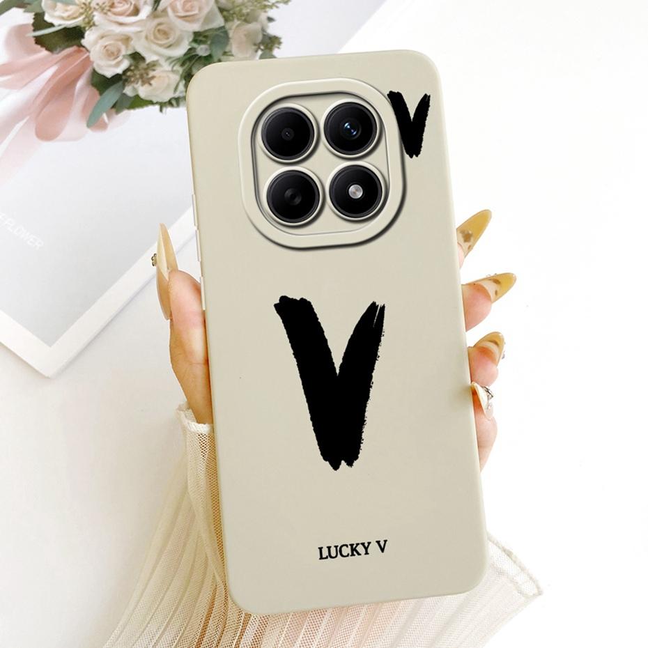 Fashion Letter Phone Case For Xiaomi Redmi Note 15 5G / Note 15 Pro 4G Soft Silicone Cases For Redmi Note15 15Pro Covers Bumpers