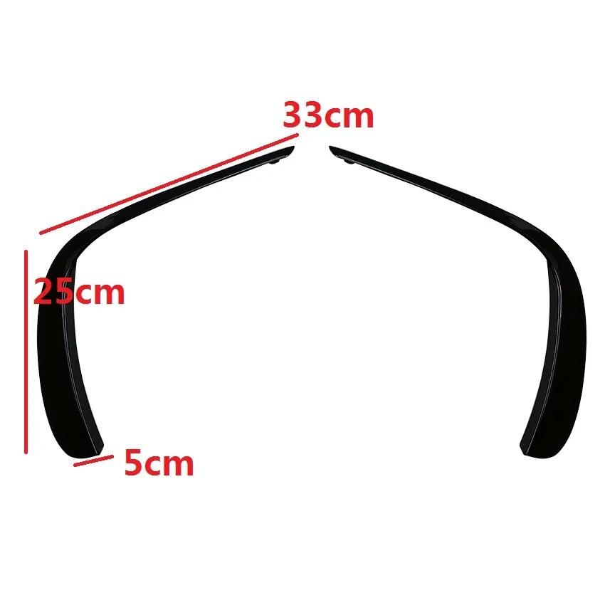 Front Bumper Canards Fog Light Cover Trim Sticker Splitter For Mercedes Benz E Class W213 E260 E300 E53 AMG Car Accessories