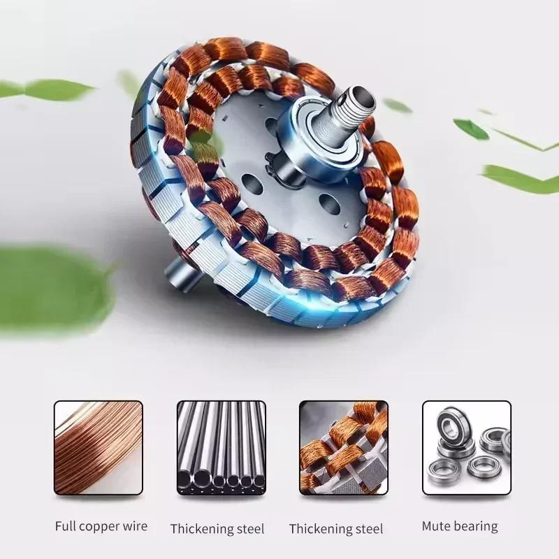 Потолочная люстра-вентилятор с цоколем и пультом дистанционного управления, светодиодная лампа E27, лампа-вентилятор, прохладный ветер для спальни, гостиной, освещение