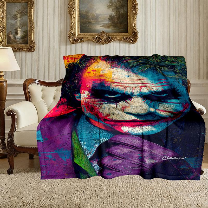 JOKER Blanket Lightweight Print Throw Blanket For Couch, Bed, Car, A Heartfelt Gift for Your Family and Friends