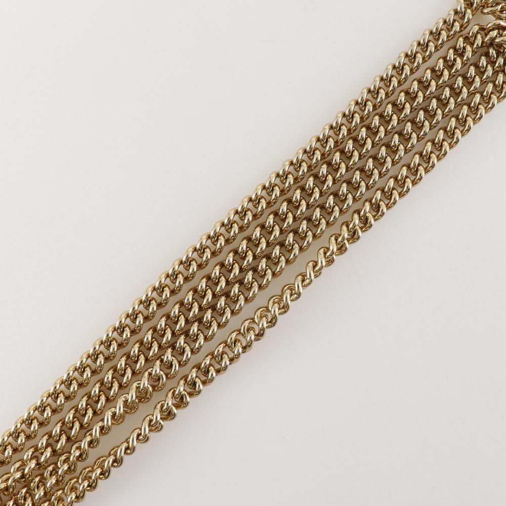 GUCCI Jackie 1961 Chain wallet 652681 black Calfskin Women Used