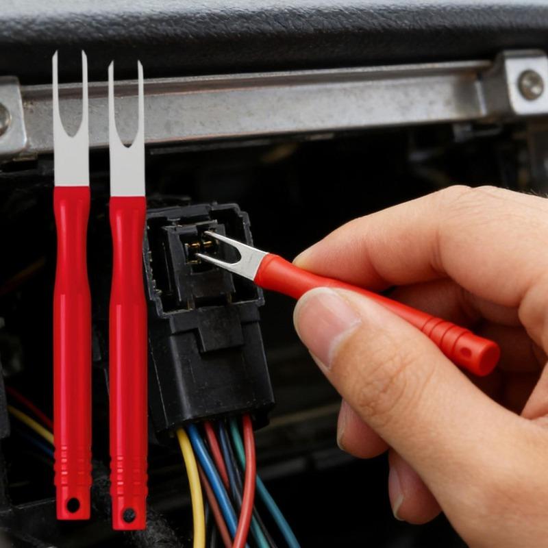 21Pcs Car Terminal Removal Tool Kit Wire Connector Pin Extractor Puller Release Key Extractor for Auto Electrical Repair Set